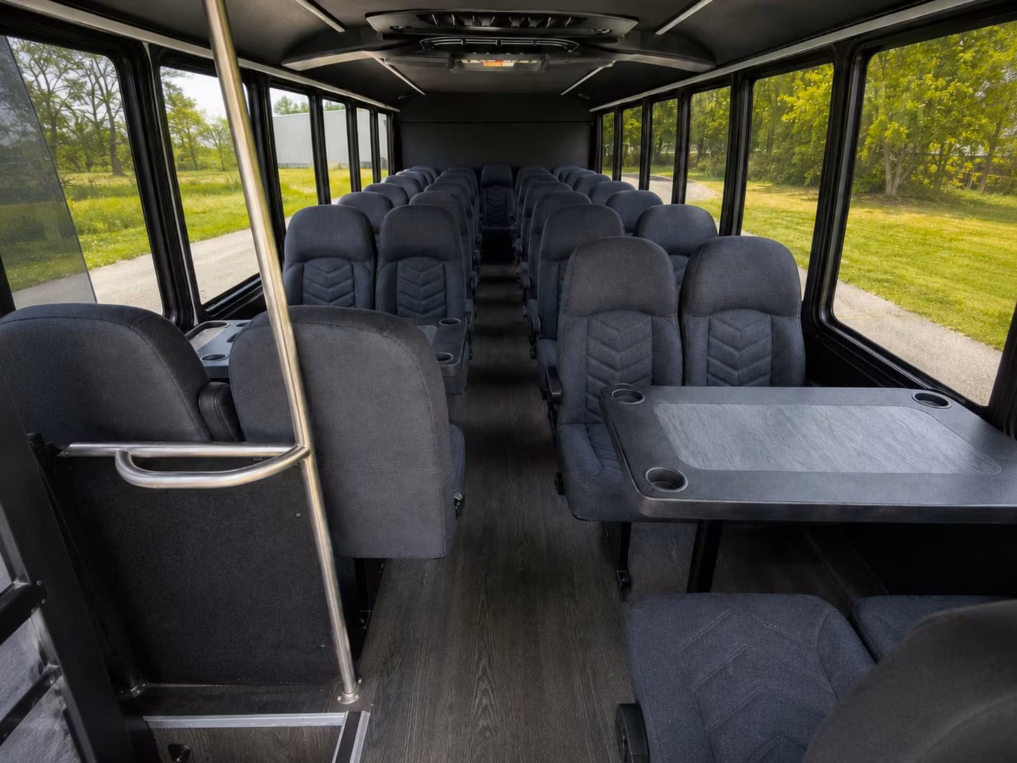18 passenger minibus interior