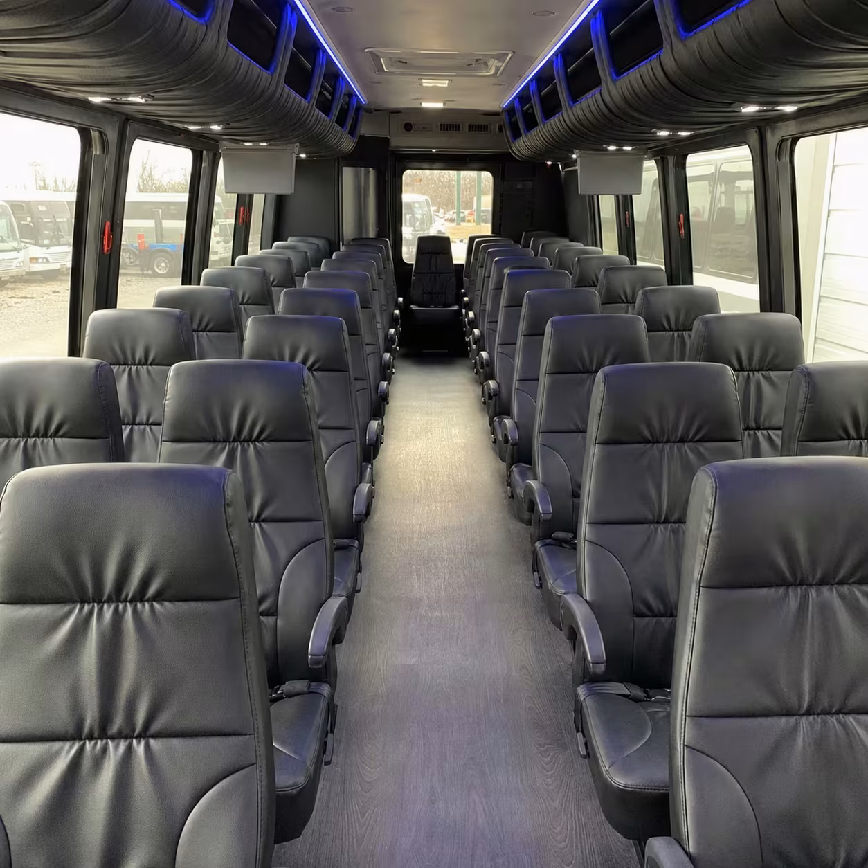 35 passenger minibus inside
