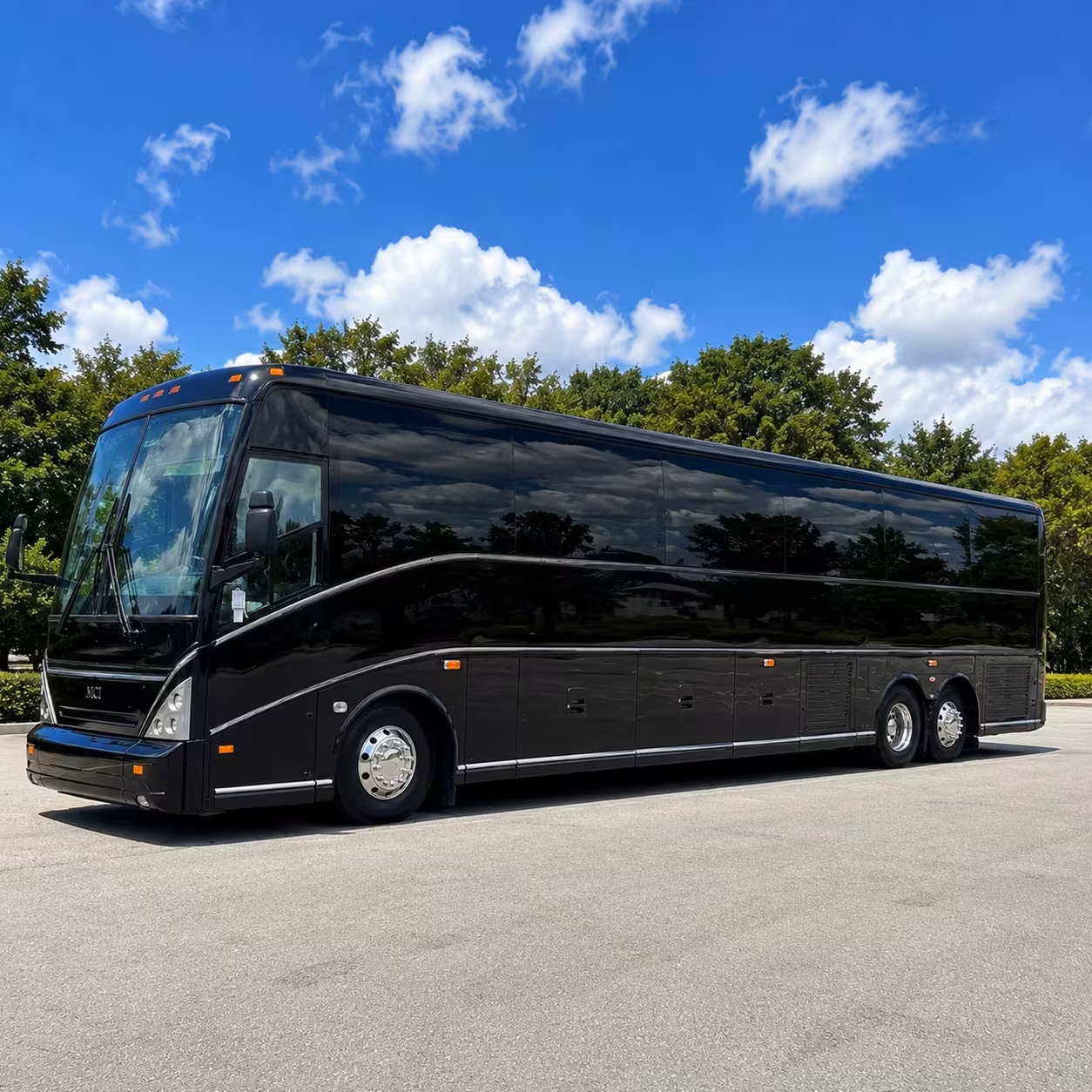 corporate event and employee shuttle buses in manteca