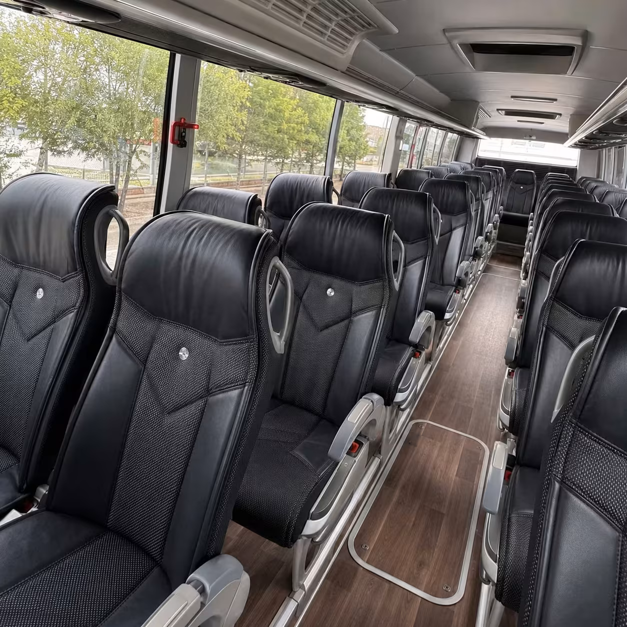 manteca charter bus interior gallery