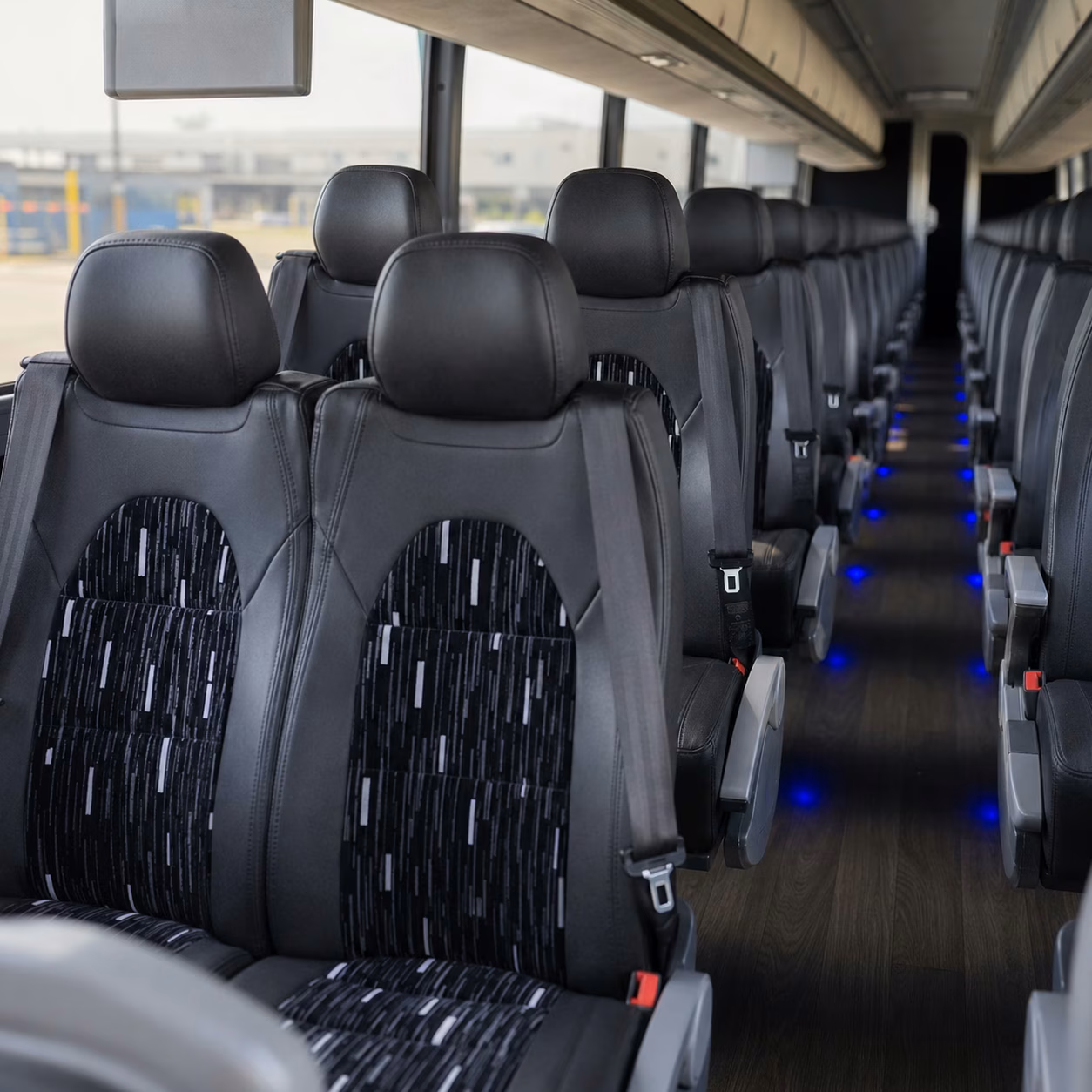 manteca charter bus rental inside