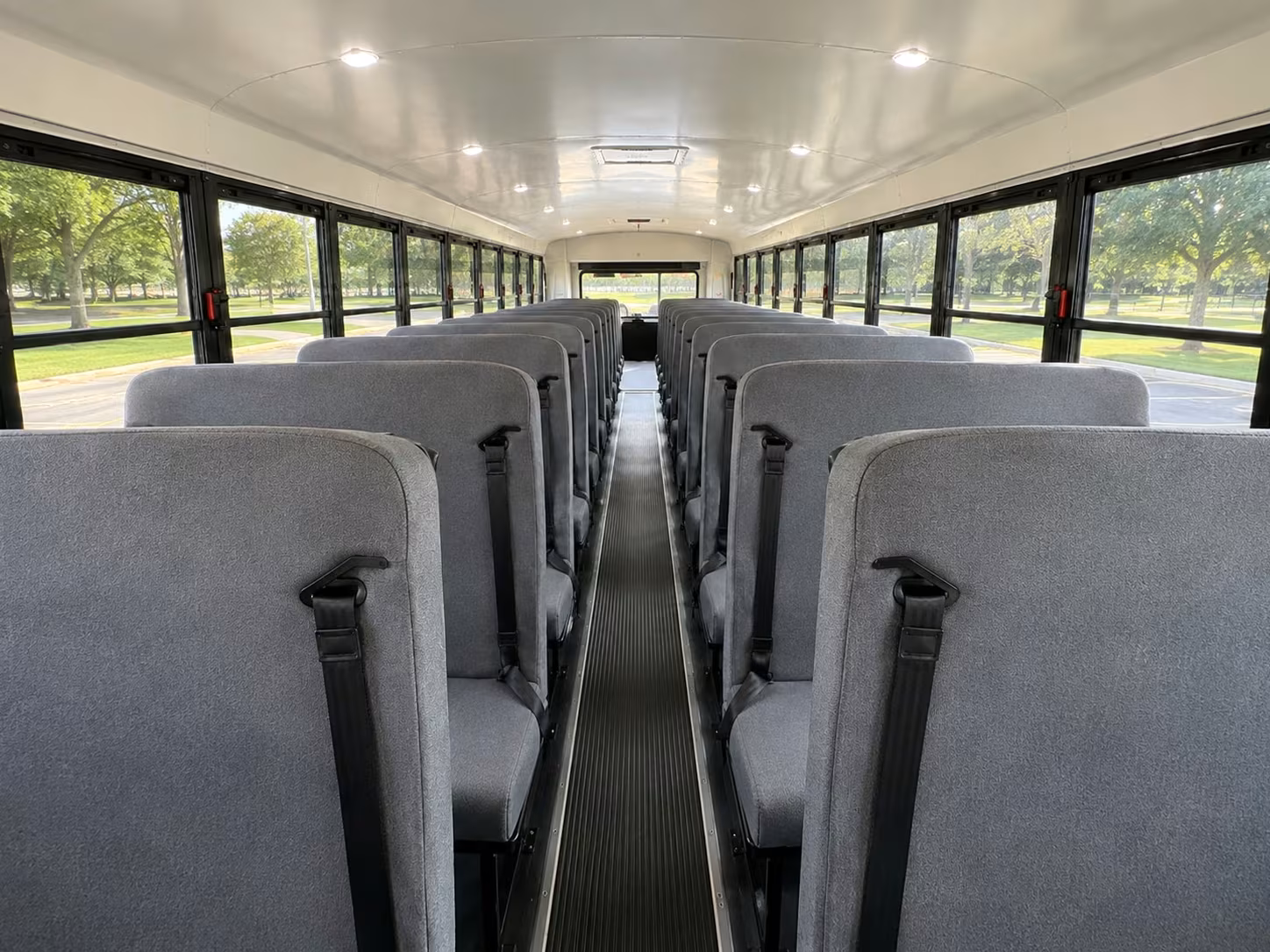 school bus interior