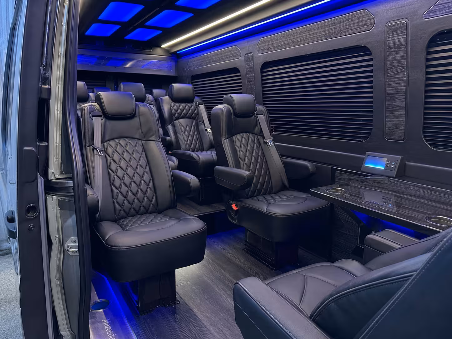sprinter van transportation for groups and events across manteca