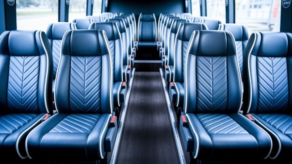 manteca 15 passenger minibus inside