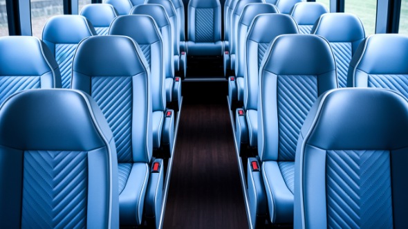 manteca 15 passenger minibus interior