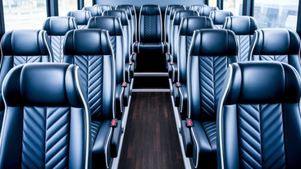 manteca 18 passenger minibus inside