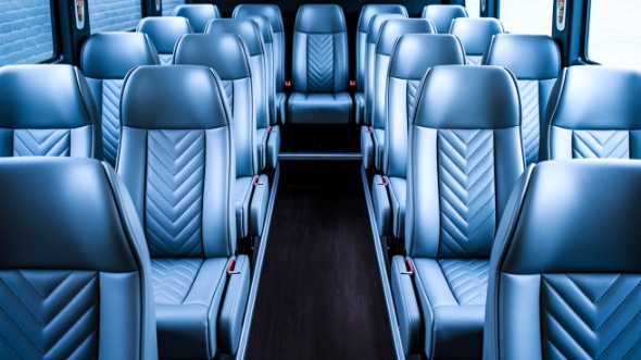 manteca 20 passenger minibus interior