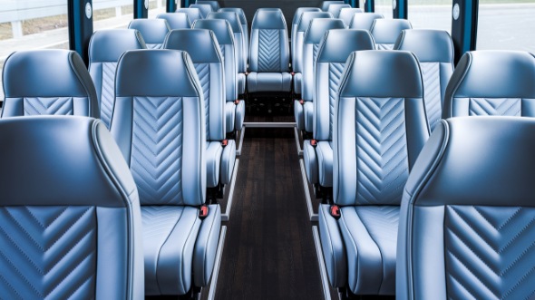 manteca 25 passenger minibus interior