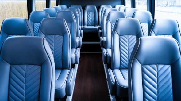 manteca 30 passenger minibus interior