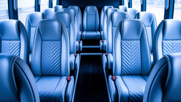 manteca 35 passenger minibus inside