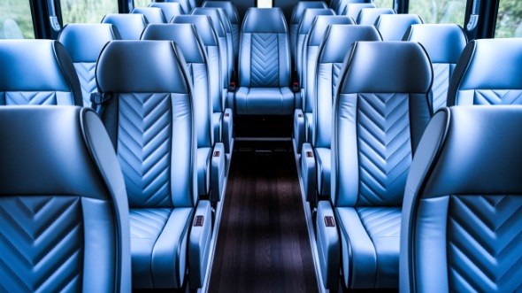 manteca 35 passenger minibus interior