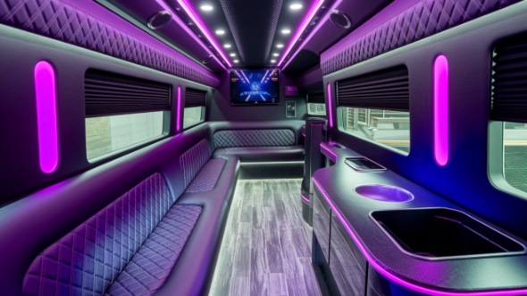 manteca party bus rental inside